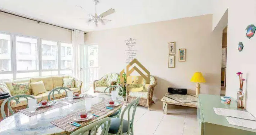 Apartamento 50m da praia à venda, 100 m² por r$ 850.000 - praia das pitangueiras - guarujá/sp