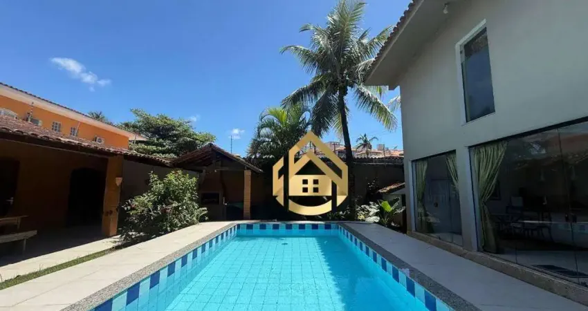 Casa com 6 dormitórios, 280 m² - venda por r$ 800.000 ou aluguel por r$ 8.000/mês - praia da enseada - guarujá/sp