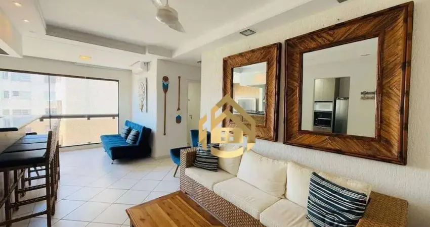 Apartamento com 1 dormitório à venda, 62 m² por r$ 440.000,00 - praia das pitangueiras - guarujá/sp