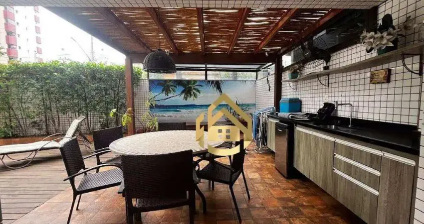 Apartamento com 2 dormitórios, 175 m² - venda por r$ 1.450.000,00 ou aluguel por r$ 7.000,00 - praia do tombo - guarujá/sp