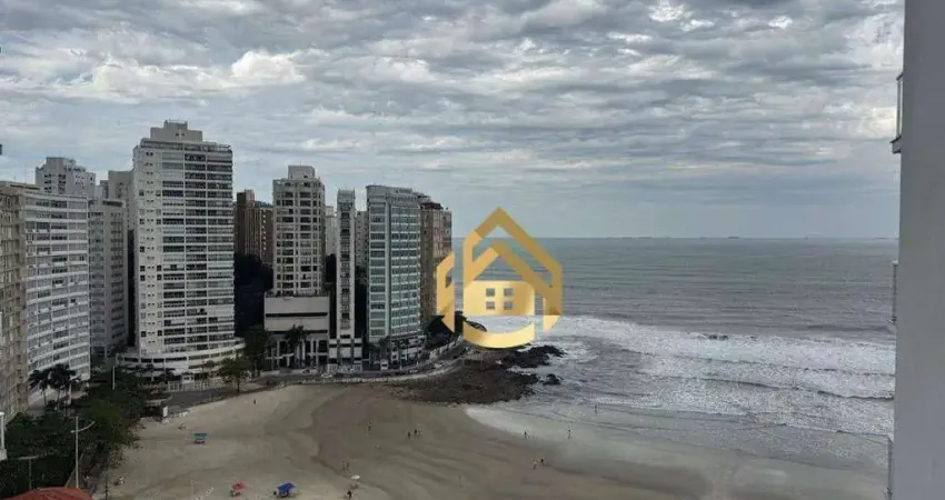 Apartamento com 3 dormitórios - venda por r$ 850.000,00 ou aluguel por r$ 6.000,00 - praia das pitangueiras frente mar - guarujá/sp