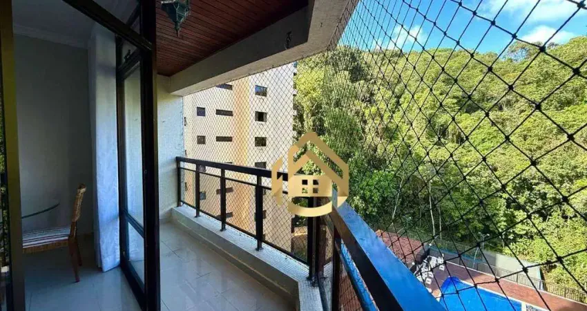 Apartamento com 3 dormitórios à venda, 98 m² por r$ 680.000 - praia das pitangueiras - guarujá/sp