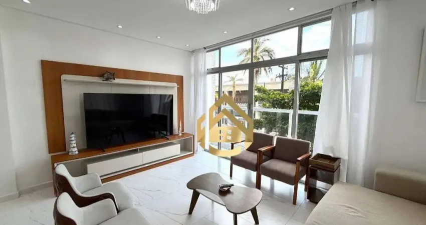 Apartamento frente mar reformado com lazer Praia das Pitangueiras – Guarujá/SP