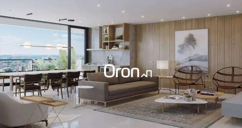 Apartamento com 4 dormitórios à venda, 185 m² por r$ 2.011.000,00 - setor oeste - goiânia/go