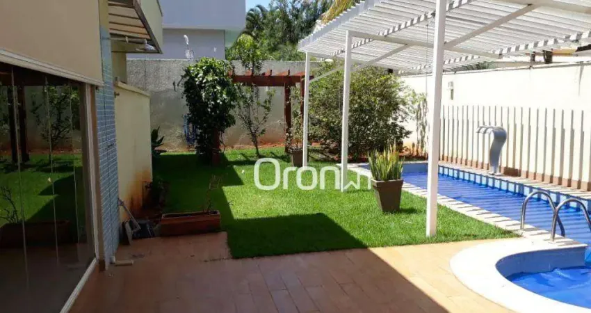 Casa mobiliada com 3 dormitórios à venda, 299 m² por r$ 3.300.000 - jardins atenas - goiânia/go