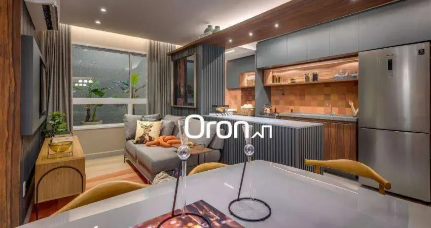 Apartamento com 2 dormitórios à venda, 62 m² por r$ 565.000,00 - setor nova suiça - goiânia/go