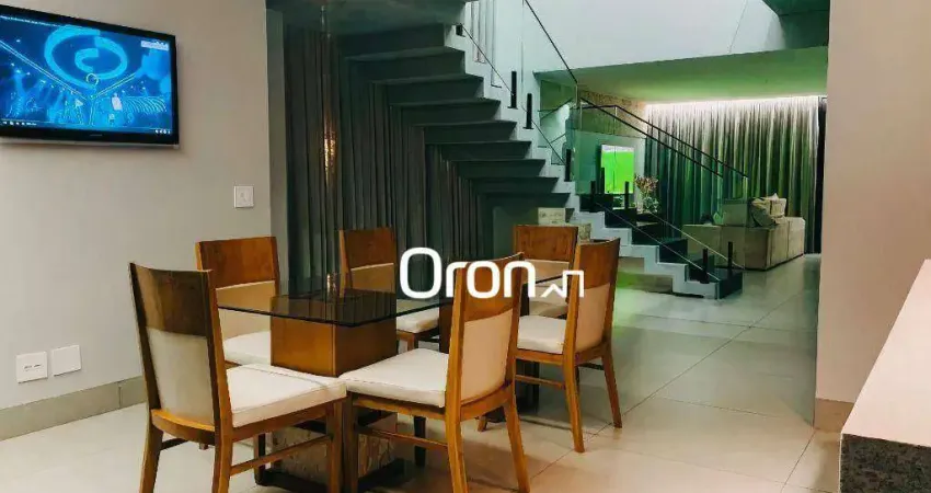 Sobrado à venda, 213 m² por r$ 1.580.000,00 - jardins bolonha - senador canedo/go