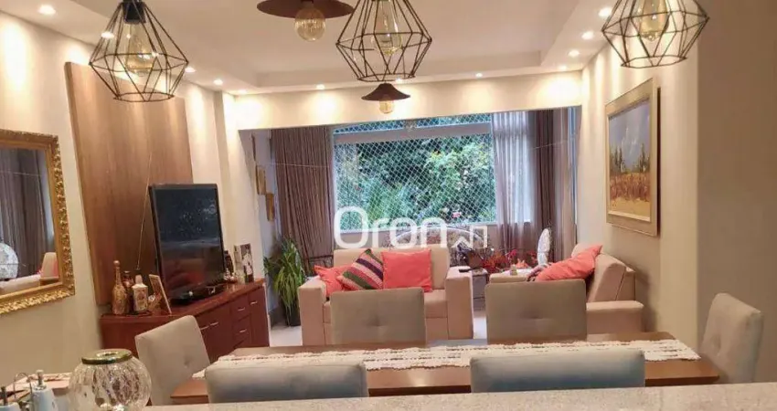 Apartamento com 3 dormitórios à venda, 110 m² por r$ 740.000,00 - jardim goiás - goiânia/go