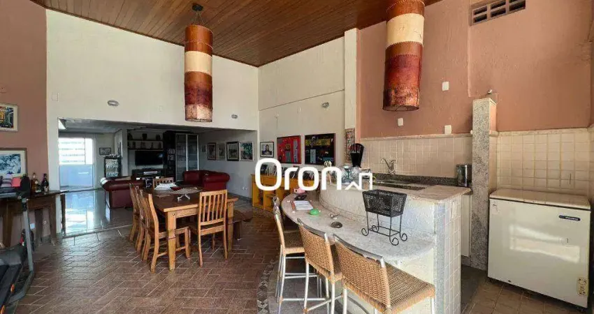 Cobertura com 4 dormitórios à venda, 360 m² por r$ 1.070.000,00 - setor oeste - goiânia/go