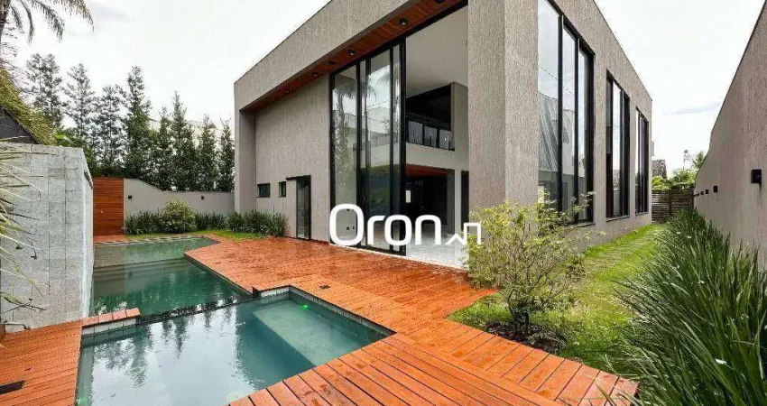 Sobrado à venda, 565 m² por r$ 11.500.000,00 - residencial alphaville flamboyant - goiânia/go