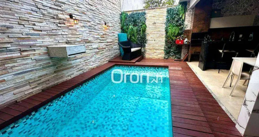 Casa com 3 dormitórios à venda, 151 m² por r$ 910.000,00 - cidade satélite são luiz - aparecida de goiânia/go