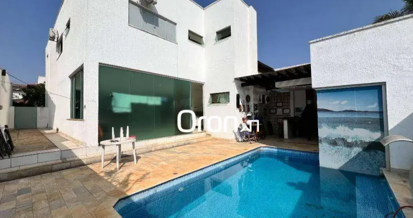 Sobrado à venda, 324 m² por r$ 1.700.000,00 - loteamento portal do sol i - goiânia/go