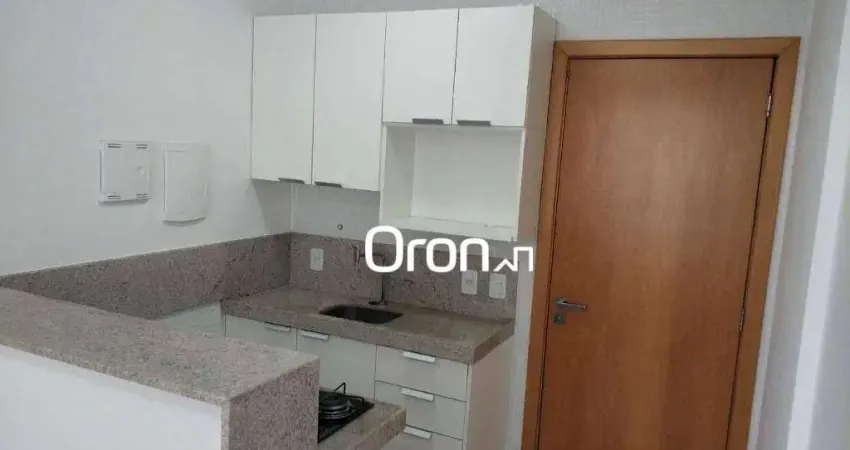Flat mobiliado com 1 dormitório à venda, 33 m² por r$ 388.000 - alto da glória - goiânia/go