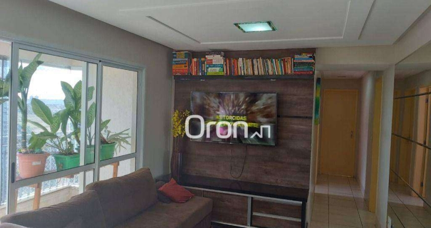 Apartamento com 3 dormitórios à venda, 84 m² por R$ 540.000,00 - Jardim Atlântico - Goiânia/GO