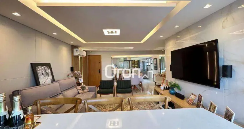 Apartamento equipado e mobiliado com 4 dormitórios à venda, 132 m² por R$ 990.000 - Setor Bueno - Goiânia/GO