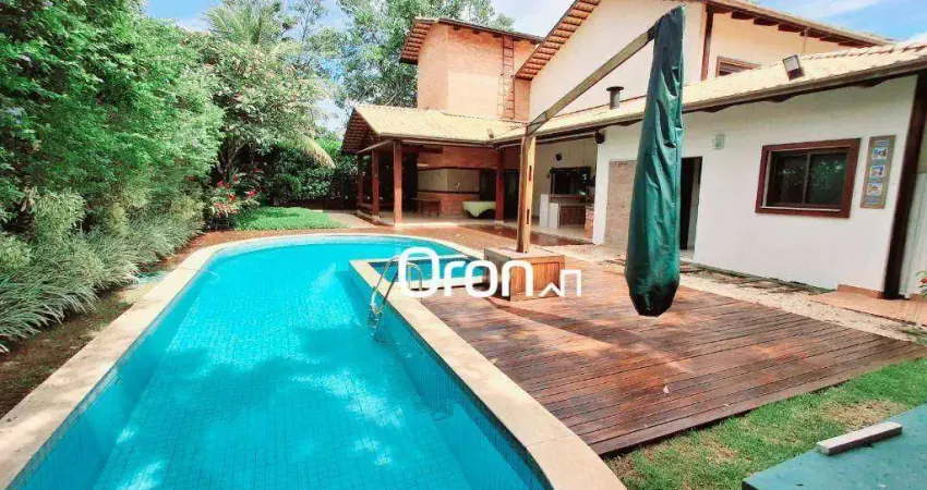 Sobrado à venda, 371 m² por r$ 3.800.000,00 - residencial aldeia do vale - goiânia/go