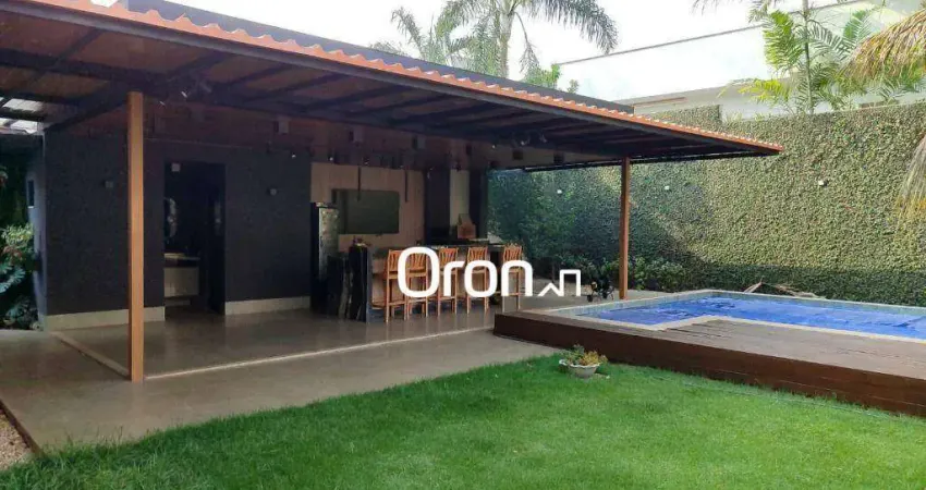 Sobrado com 4 dormitórios à venda, 360 m² por r$ 2.600.000,00 - portal do sol mendanha - goiânia/go