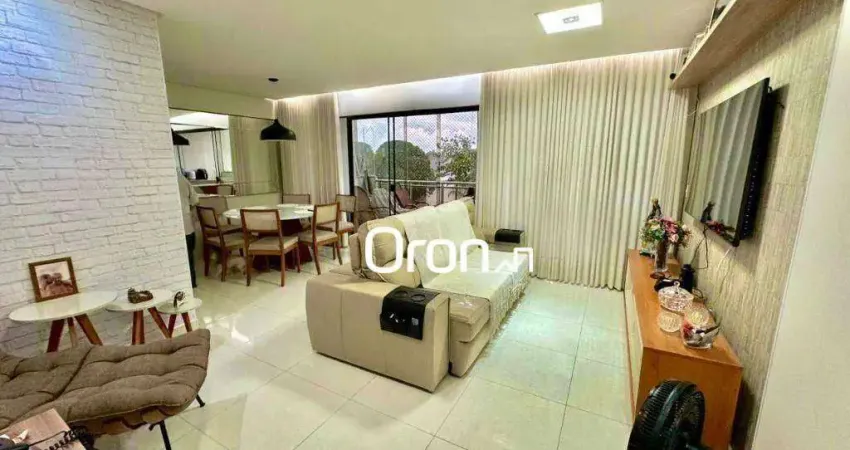 Apartamento com 3 dormitórios à venda, 109 m² por r$ 980.000,00 - alto da glória - goiânia/go