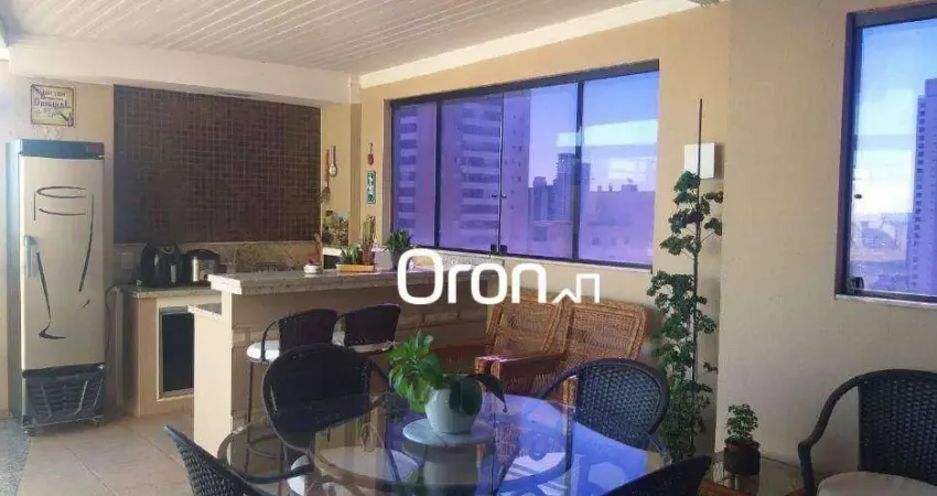 Cobertura com 4 dormitórios à venda, 258 m² por r$ 1.300.000,00 - setor oeste - goiânia/go
