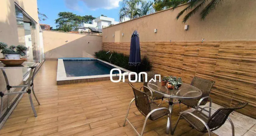 Sobrado à venda, 350 m² por r$ 3.200.000,00 - jardins madri - goiânia/go