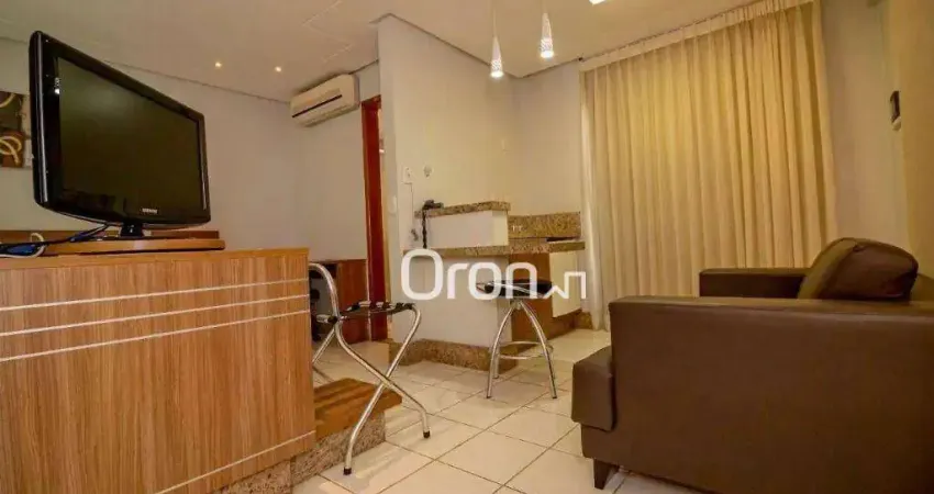 Flat com 1 dormitório à venda, 27 m² por r$ 250.000,00 - setor oeste - goiânia/go