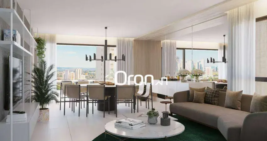 Apartamento com 4 dormitórios à venda, 259 m² por r$ 3.200.000,00 - setor marista - goiânia/go