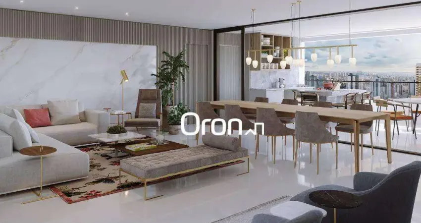 Apartamento com 4 dormitórios à venda, 221 m² por r$ 2.417.000,00 - setor oeste - goiânia/go