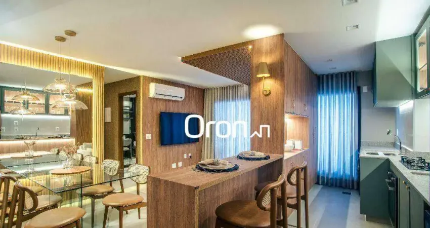 Apartamento com 2 dormitórios à venda, 71 m² por r$ 805.000,00 - setor marista - goiânia/go