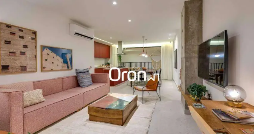 Apartamento com 3 dormitórios à venda, 121 m² por r$ 1.170.000,00 - setor oeste - goiânia/go