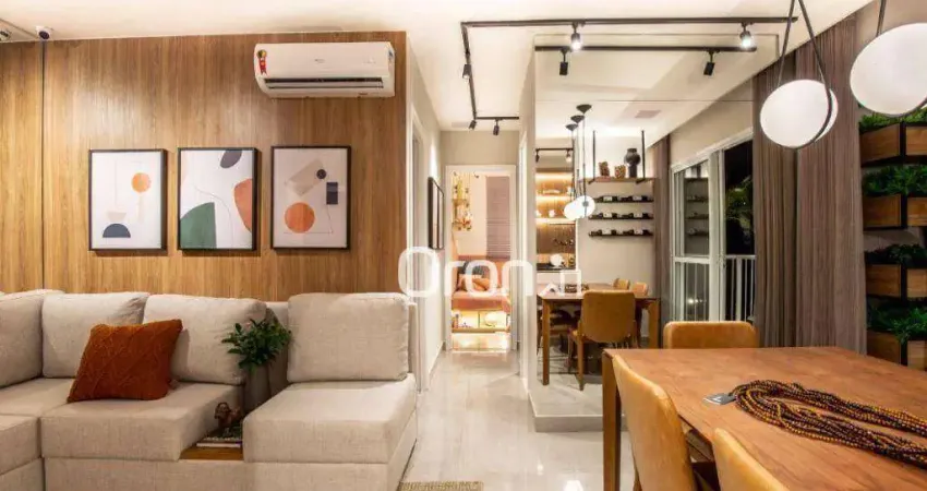 Apartamento com 3 dormitórios à venda, 61 m² por R$ 424.000,00 - Parque Amazônia - Goiânia/GO