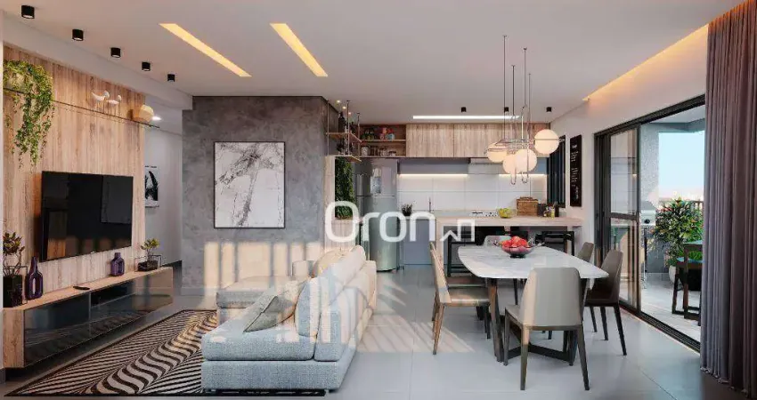 Apartamento com 3 dormitórios à venda, 109 m² por r$ 1.170.000,00 - setor bueno - goiânia/go