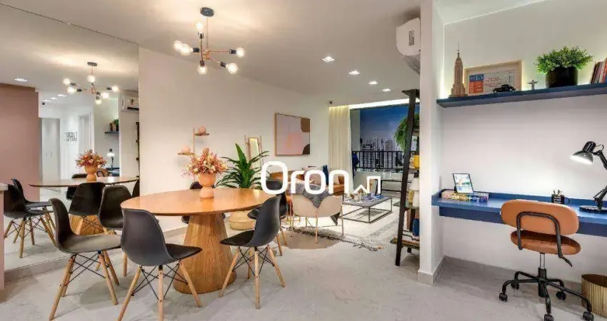 Apartamento com 2 dormitórios à venda, 76 m² por r$ 650.000,00 - setor bueno - goiânia/go