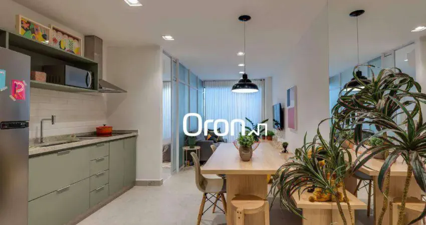 Flat com 1 dormitório à venda, 47 m² por r$ 505.000,00 - setor bueno - goiânia/go