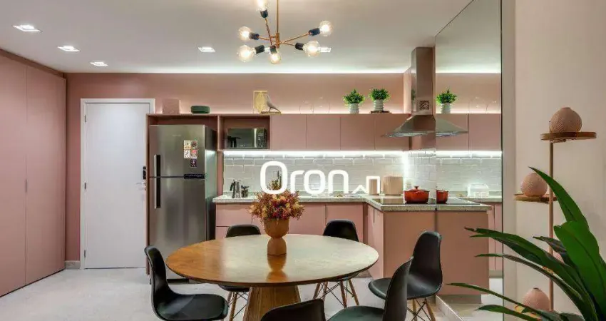 Apartamento com 2 dormitórios à venda, 92 m² por r$ 845.000,00 - setor bueno - goiânia/go