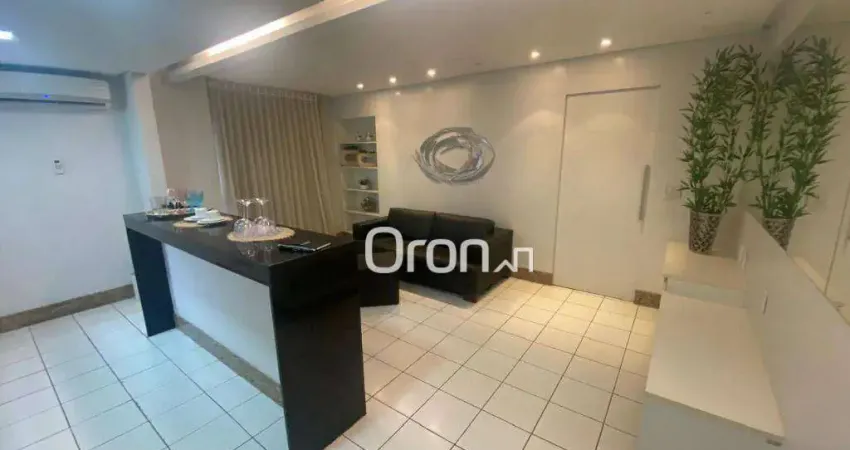 Flat mobiliado com 1 dormitório à venda, 62 m² por R$ 470.000 - Setor Oeste - Goiânia/GO