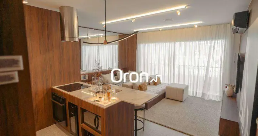 Flat com 1 dormitório à venda, 39 m² por r$ 530.000,00 - setor bueno - goiânia/go