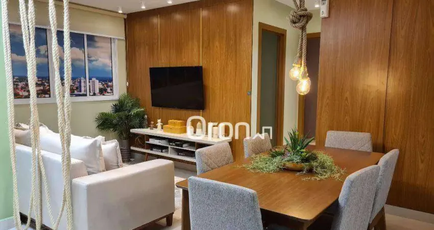 Apartamento com 2 dormitórios à venda, 51 m² por R$ 355.000,00 - Vila Rosa - Goiânia/GO