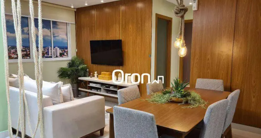 Apartamento à venda, 51 m² por r$ 355.000,00 - vila rosa - goiânia/go