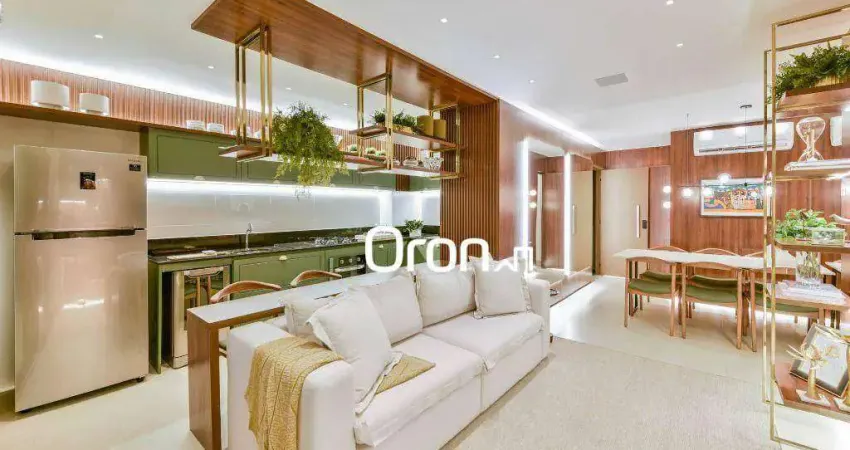 Apartamento com 2 dormitórios à venda, 65 m² por r$ 765.000,00 - setor bueno - goiânia/go