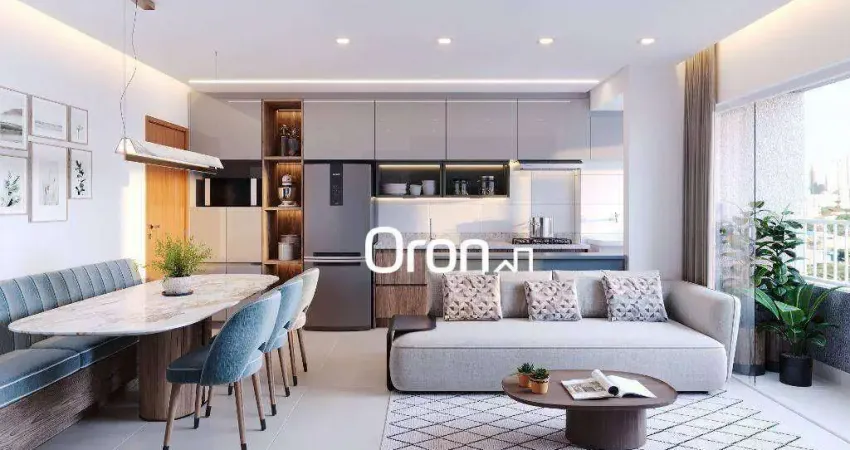 Apartamento à venda, 65 m² por r$ 675.000,00 - setor oeste - goiânia/go