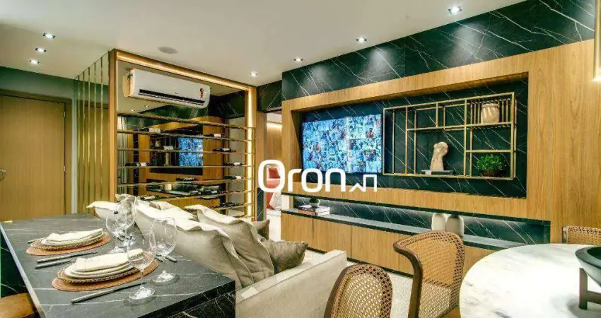 Apartamento com 2 dormitórios à venda, 84 m² por r$ 910.000,00 - setor marista - goiânia/go