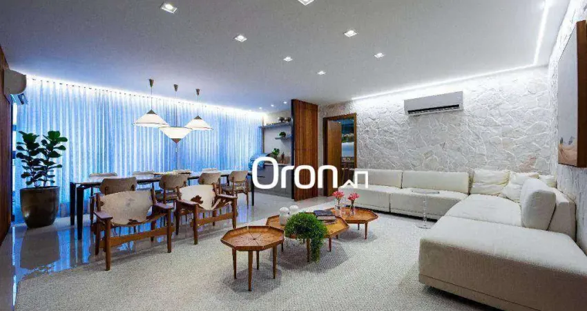 Apartamento com 4 dormitórios à venda, 185 m² por r$ 2.030.000,00 - setor oeste - goiânia/go