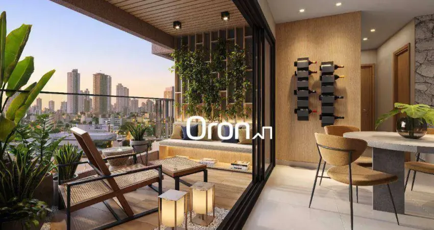 Apartamento com 2 dormitórios à venda, 66 m² por r$ 795.000,00 - setor marista - goiânia/go