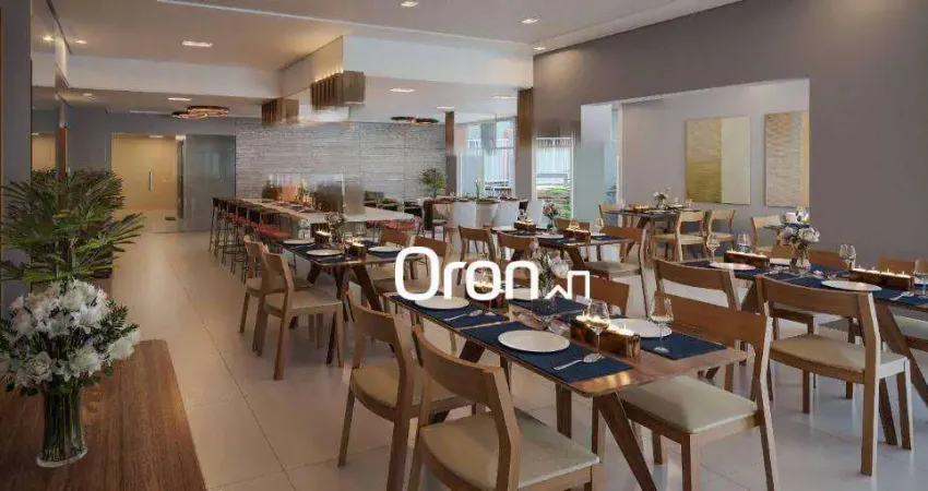 Apartamento com 2 dormitórios à venda, 65 m² por r$ 610.000,00 - setor bueno - goiânia/go