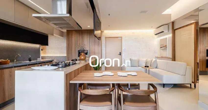 Apartamento com 2 dormitórios à venda, 77 m² por r$ 790.000,00 - setor pedro ludovico - goiânia/go