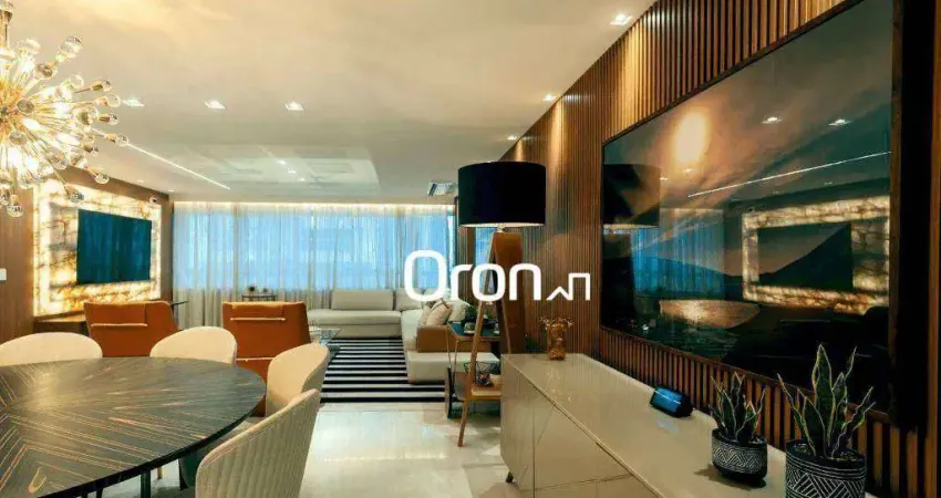 Apartamento à venda, 260 m² por r$ 2.420.000,00 - setor marista - goiânia/go