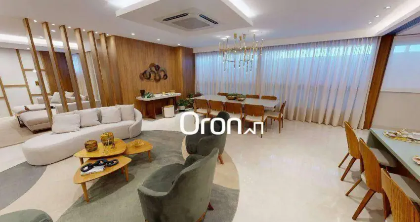 Apartamento com 3 dormitórios à venda, 227 m² por r$ 2.497.000,00 - setor marista - goiânia/go