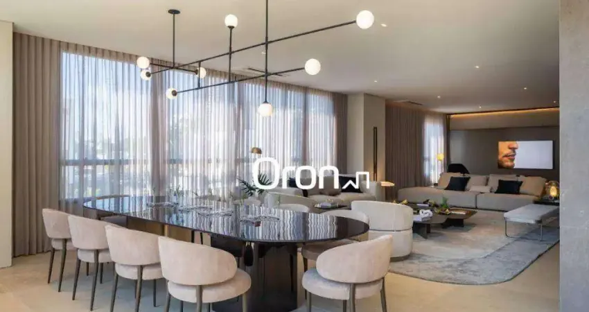 Apartamento à venda, 297 m² por r$ 5.076.000,00 - setor marista - goiânia/go