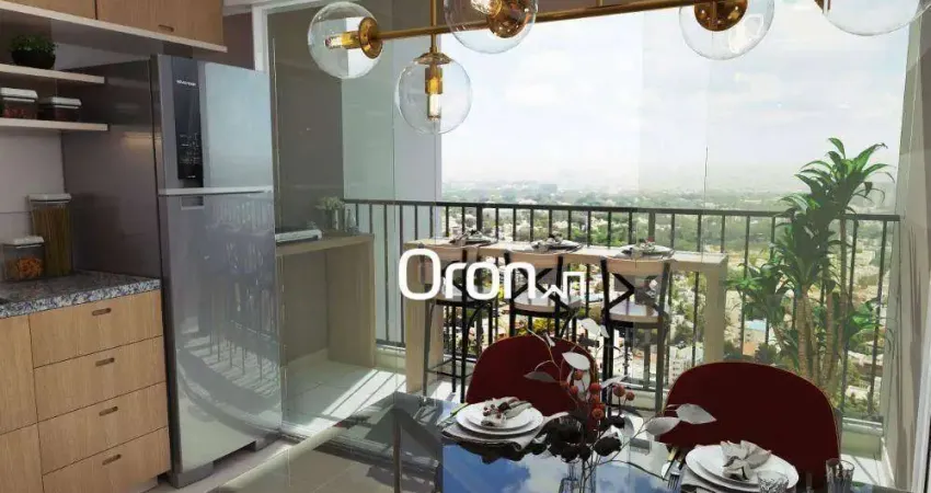 Apartamento com 2 dormitórios à venda, 66 m² por r$ 375.000,00 - parque oeste industrial - goiânia/go