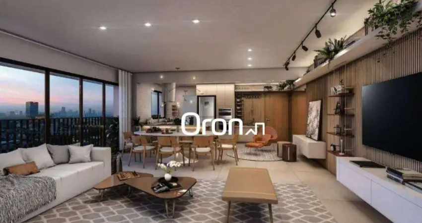 Apartamento mobiliado com 3 dormitórios à venda, 137 m² por r$ 1.450.000 - setor marista - goiânia/go